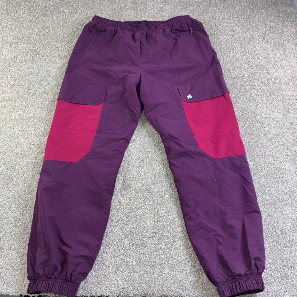 Fielder by Bonobos Womens M Polar Fleece Lined Pants Purple Cargo Pants Gorpcore